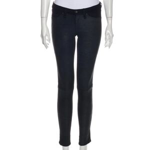 rag & bone | Lamb Leather + Denim Skinny
